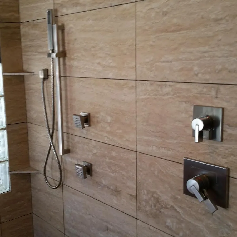 Shower fixture installation for Frozen Pipe Repair in Middle Valley